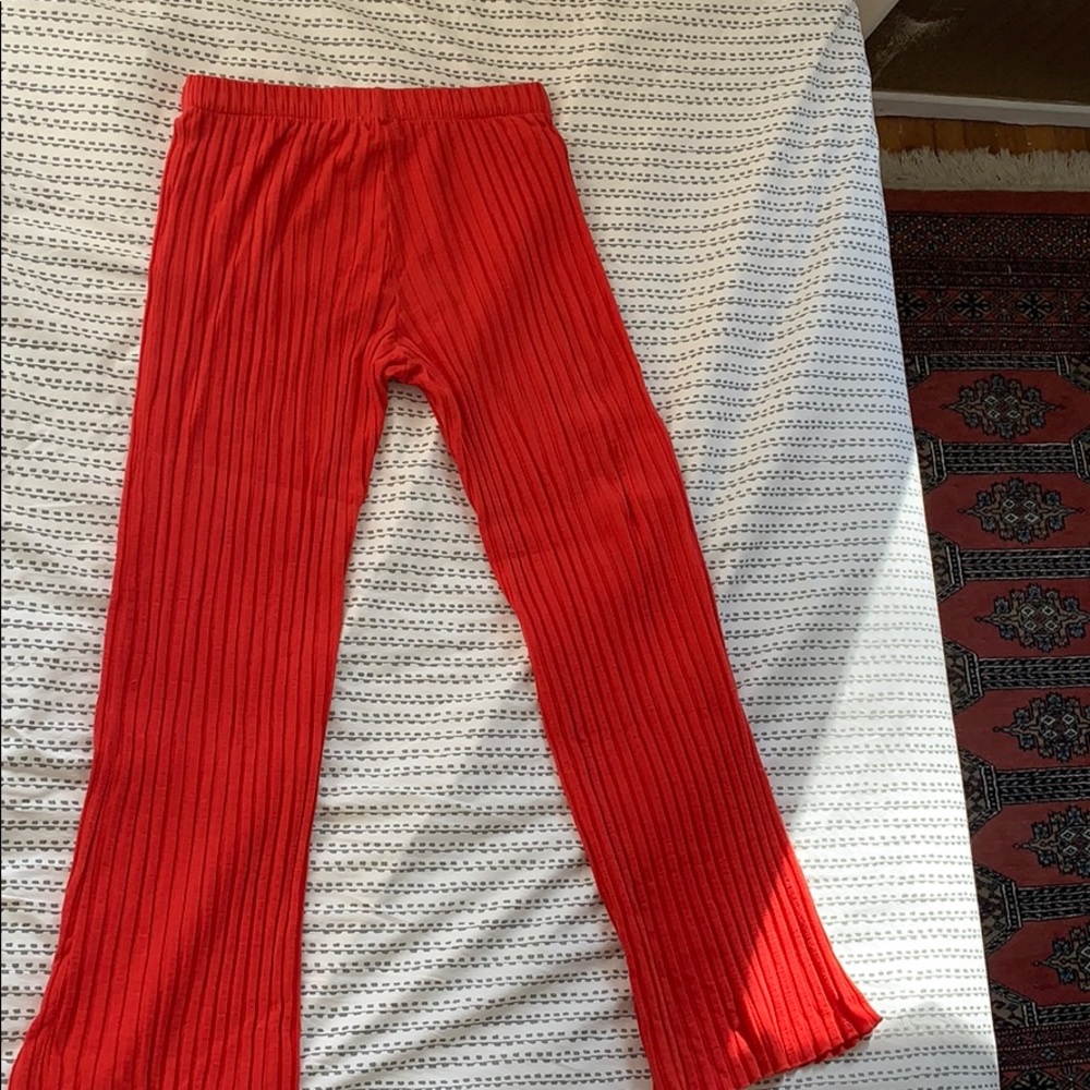 Coral Simon Miller ribbed pants